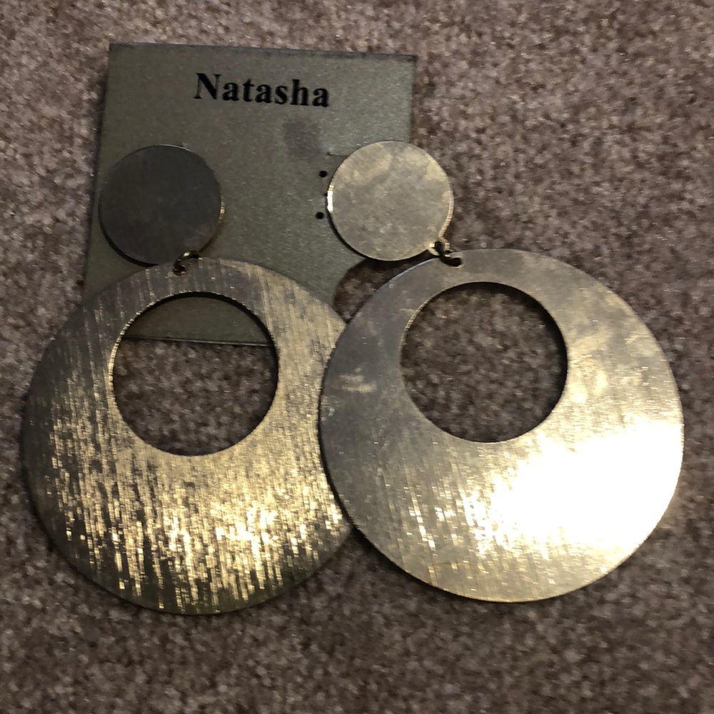 Gold earrings